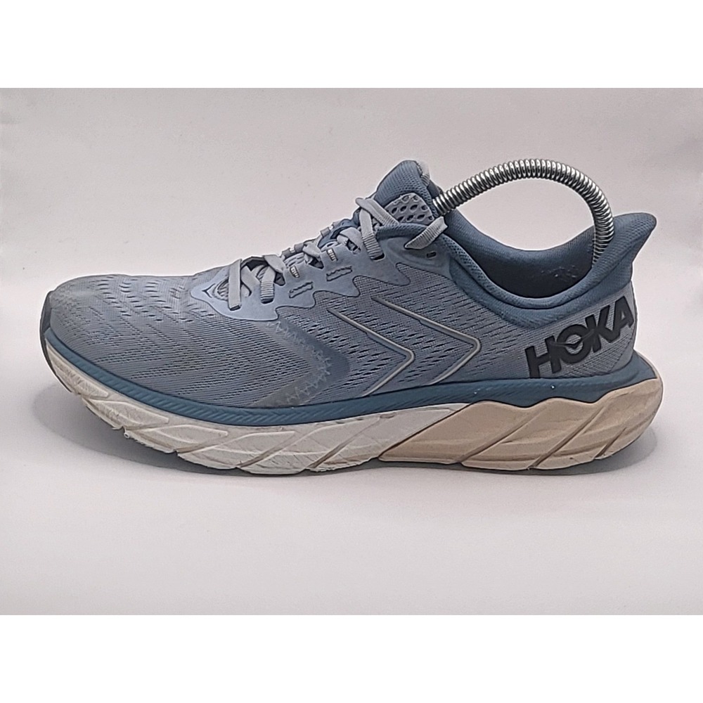 Hoka One One Arahi 5 Running Shoes Womens 10B Athletic Blue Walking Training Cap